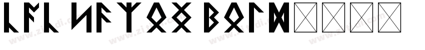 CAC Saxon Bold字体转换